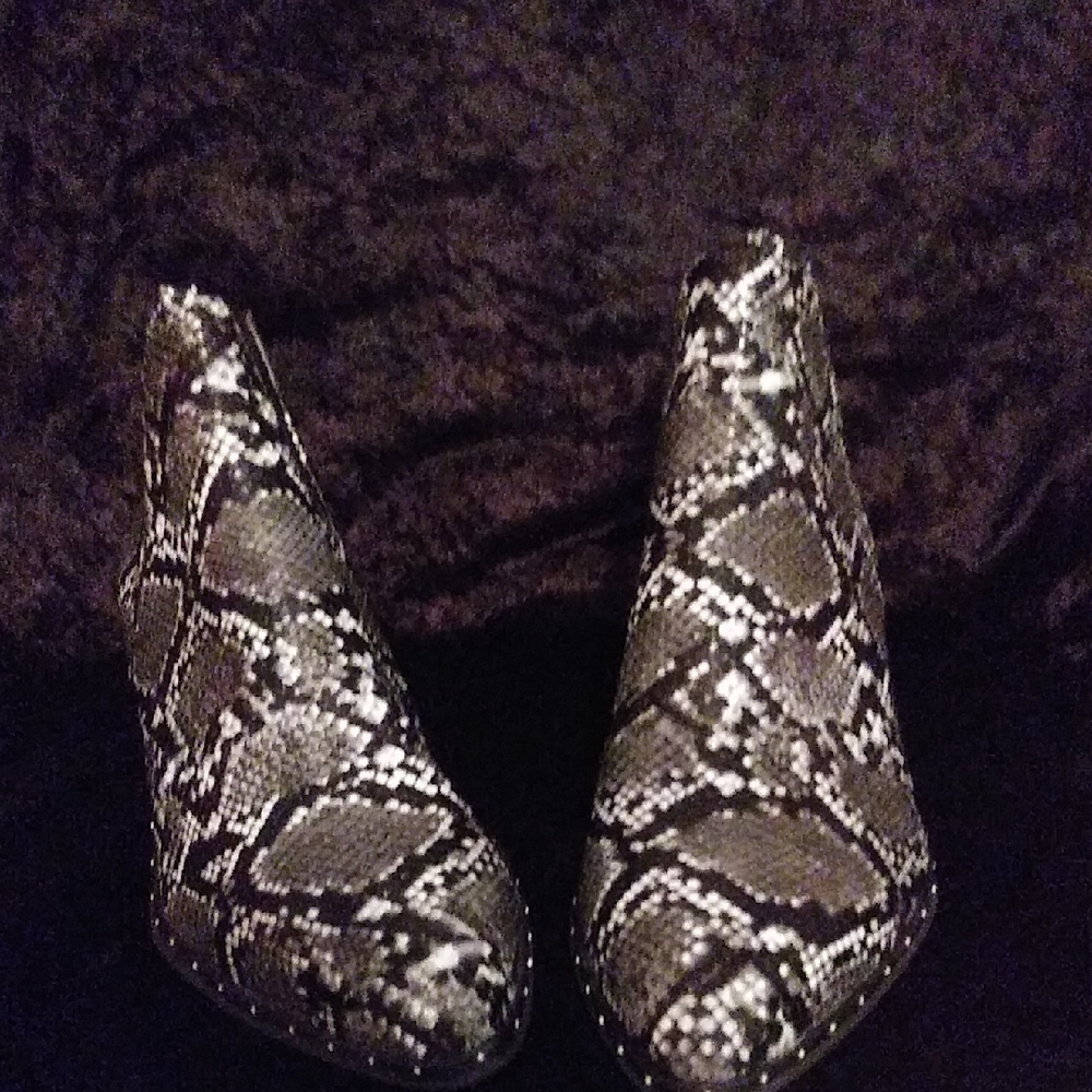 Women's Snakeskin Ankle Boots